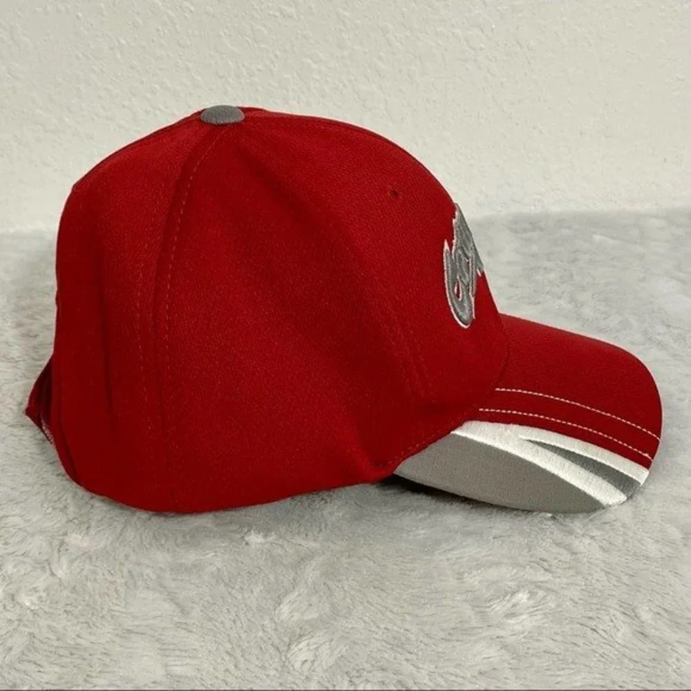 WSU Cougars Cap Crimson Gray Adjustable Washington State Russell Athletic